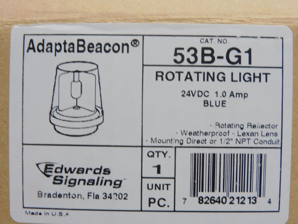 EDWARDS SIGNALING 53B-G1 24VDC 1.0A NSMP