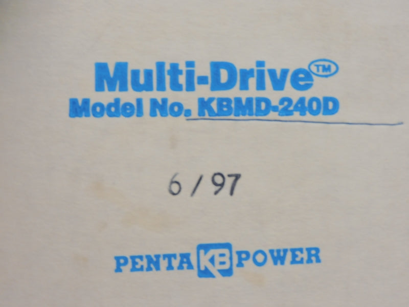 PENTA KB POWER KBMD-240D 115/230V NSMP