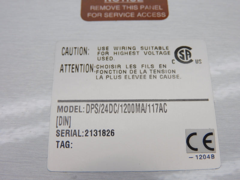 MOORE INDUSTRIES DPS/24DC/1200MA/117AC[DIN] 24VDC NSNP