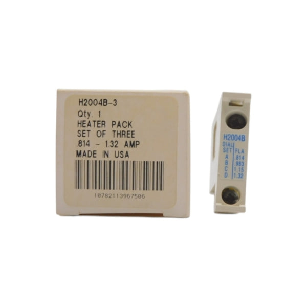 CUTLER HAMMER H2004B-3 .814-1.32A (PKG OF 3) NSMP
