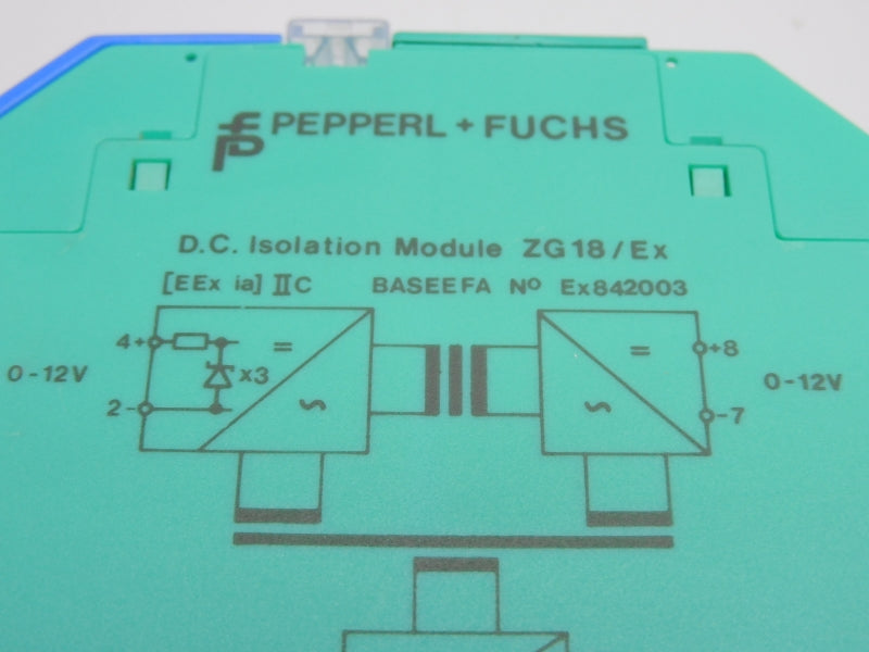 PEPPERL+FUCHS ZG18/EX EX842003 10-40V NSNP