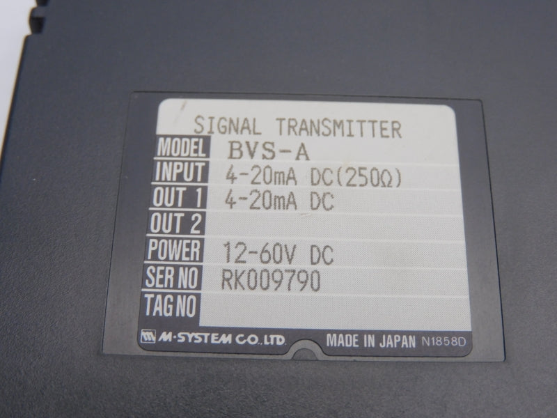 M-SYSTEM BVS-A 12-60VDC NSNP