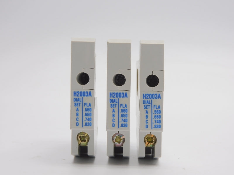 CUTLER HAMMER H2003A-3 .560-.830A (PKG OF 3) NSMP
