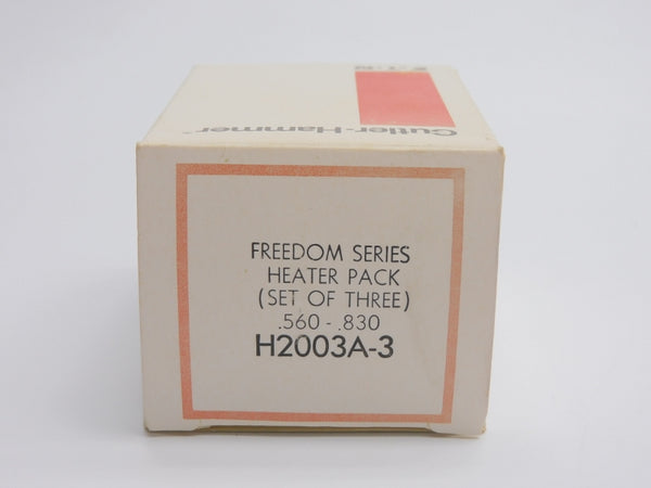 CUTLER HAMMER H2003A-3 .560-.830A (PKG OF 3) NSMP
