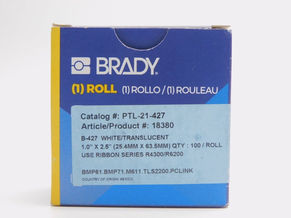 BRADY PTL-24-427 (PKG OF 100) NSMP