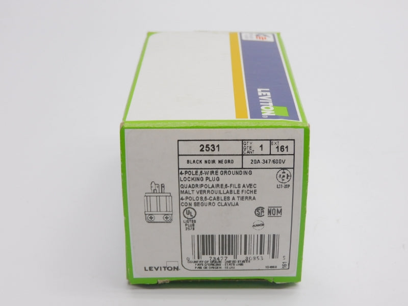 LEVITON 2531 347/600V 20A NSMP