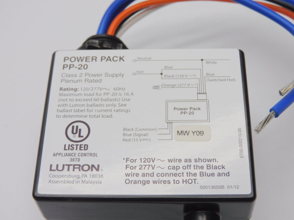 LUTRON PP-20 120/277V 16A NSMP