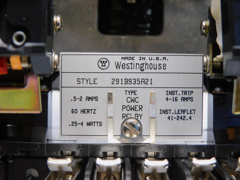 WESTINGHOUSE 291B935A21 4-16A NSNP