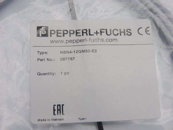PEPPERL+FUCHS NBN4-12GM50-E2 087767 10-30VDC NSMP