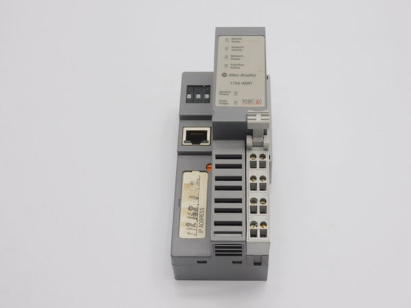 ALLEN BRADLEY 1734-AENT SER. A REV. A01 F/W 1.031 24VDC 10A UNMP