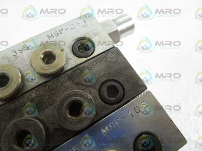 LUBRIQUIP MSP-25T/MSP-20T/MSP-10S UNMP