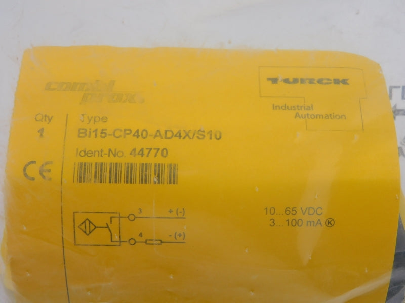 TURCK BI15-CP40-AD4X/S10 44770 10-65VDC NSMP