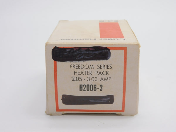 CUTLER HAMMER H2006-3 2.5-3.03A (PKG OF 3) NSMP