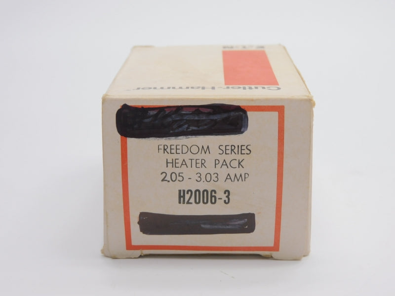 CUTLER HAMMER H2006-3 2.5-3.03A (PKG OF 3) NSMP