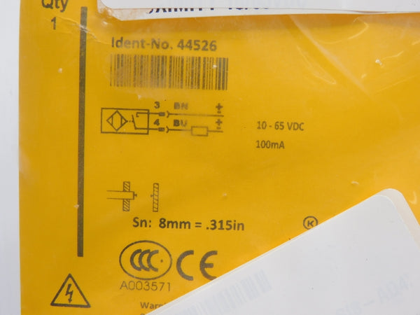 TURCK NI8-S18-AD4X-H1141 44526 10-65VDC NSMP