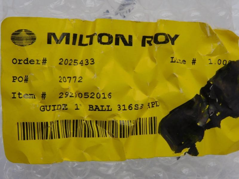 MILTON ROY 2920052016 1" NSNP