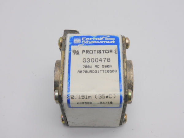 FERRAZ A070URD31TTI0500 G300478 700VAC 500A (0.191M) NSNP