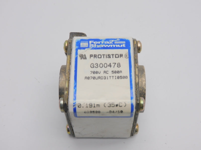 FERRAZ A070URD31TTI0500 G300478 700VAC 500A (0.191M) NSNP