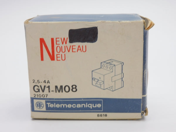 TELEMECANIQUE GV1-M08 660V 2.5-4A NSMP