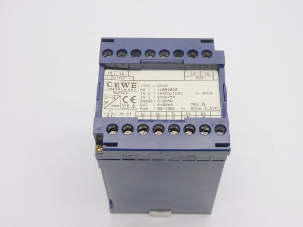 CEWE INSTRUMENT DP14 11681802 92-138V 5A NSMP
