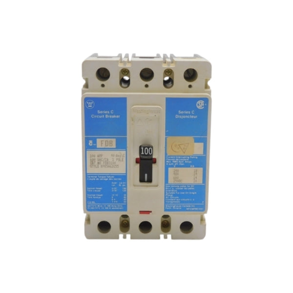 WESTINGHOUSE FDB3100 SER. C 600VAC 100A UNMP