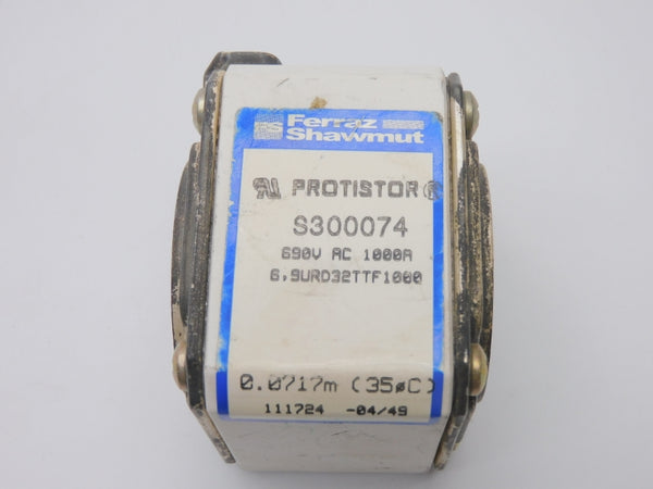 FERRAZ 6.9URD32TTF1000  S300074 690VAC 1000A (0.0717M) NSNP