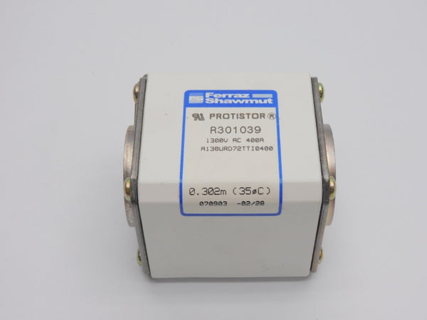 FERRAZ SHAWMUT A130URD72TTI0400 R301039 1300VAC 400A (0.302M) NSNP