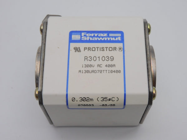 FERRAZ SHAWMUT A130URD72TTI0400 R301039 1300VAC 400A (0.302M) NSNP