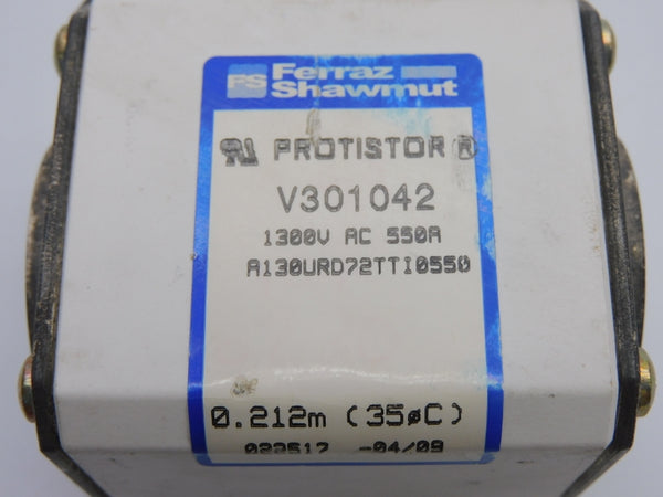 FERRAZ SHAMWUT A130URD72TTI0550 V301042 1300VAC 550A (0.212M) NSNP