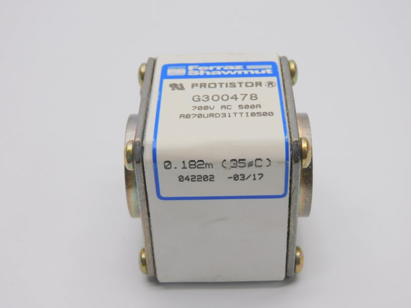 FERRAZ SHAWMUT A070URD31TT0500 G300478 700VAC 500A (0.182) NSNP