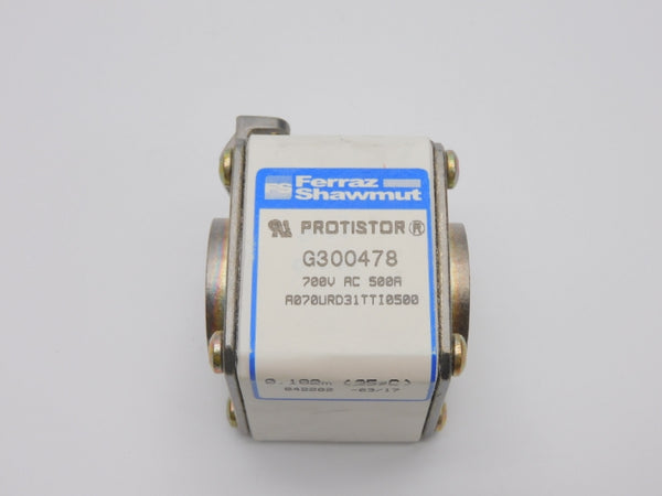 FERRAZ SHAWMUT A070URD31TT0500 G300478 700VAC 500A (0.182) NSNP