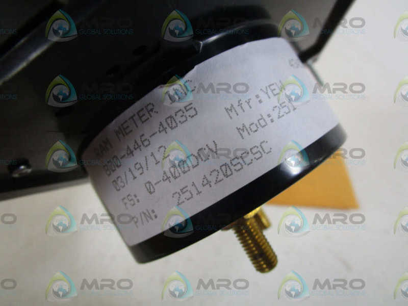 RAM METER 251420SCSC PANEL METER 0-400DCV NSMP