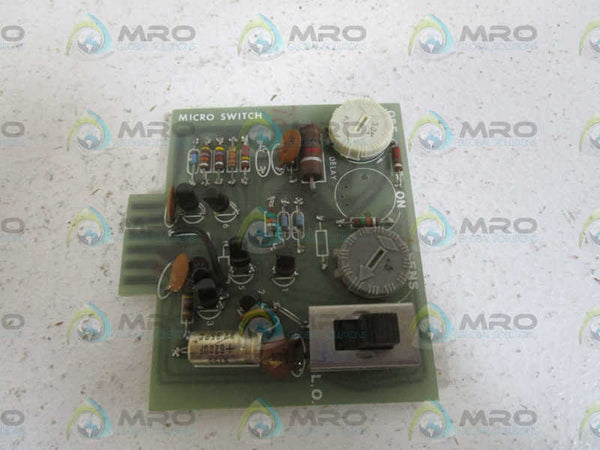 MICRO SWITCH LOG5R PHOTOELECTRIC LOGIC BOARD UNMP