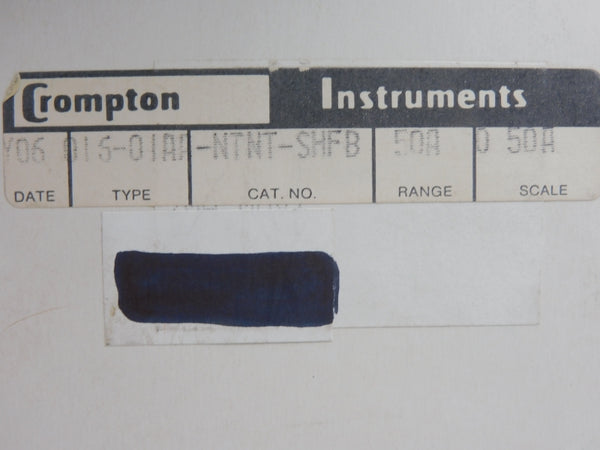 CROMPTON INSTRUMENTS 016-01AA-NTNT-SHFB 50A NSMP