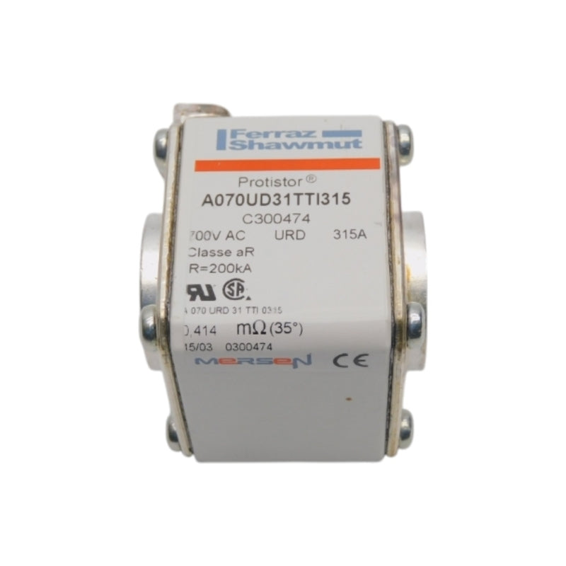 FERRAZ SHAWMUT A070UD31TTI315 C300474 700VAC 315A (0.414M) NSNP