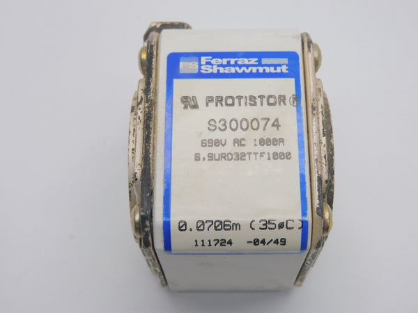 FERRAZ SHAWMUT 6.9URD32TTF1000 690VAC 1000A (0.0706M) NSNP