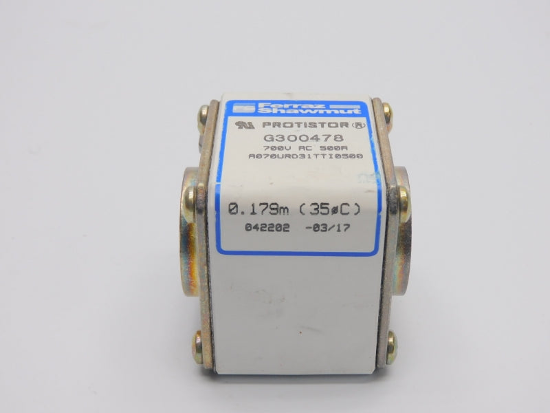FERRAZ SHAWMUT A070URD31TTI0500 G300478 700VAC 500A (0.179M) NSNP