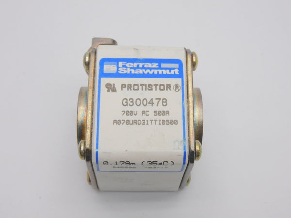 FERRAZ SHAWMUT A070URD31TTI0500 G300478 700VAC 500A (0.179M) NSNP