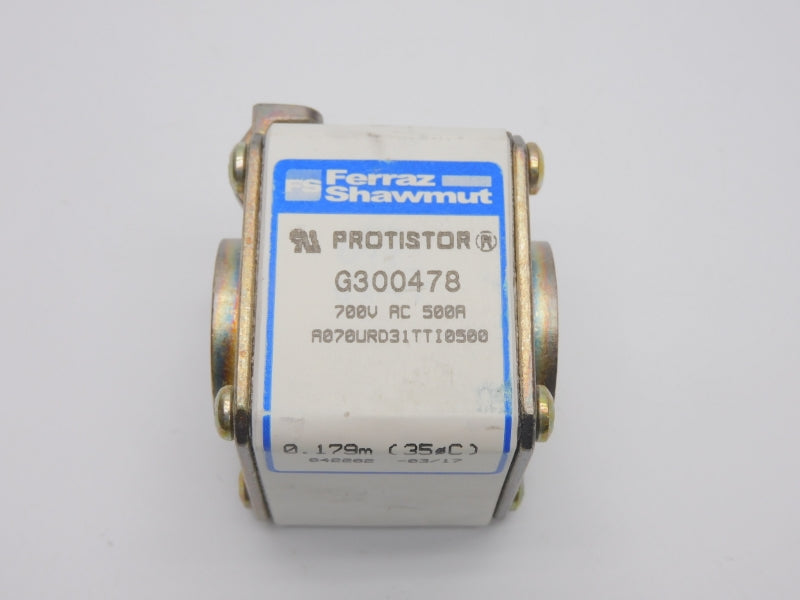 FERRAZ SHAWMUT A070URD31TTI0500 G300478 700VAC 500A (0.179M) NSNP