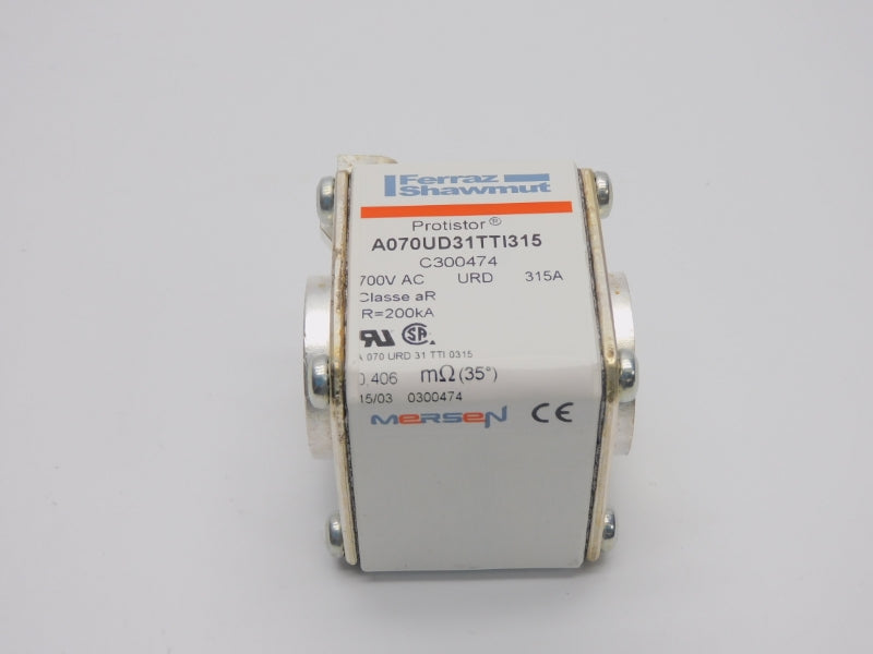 FERRAZ SHAWMUT A070UD31TTI315 C300474 700VAC 315A (0.406M) NSNP