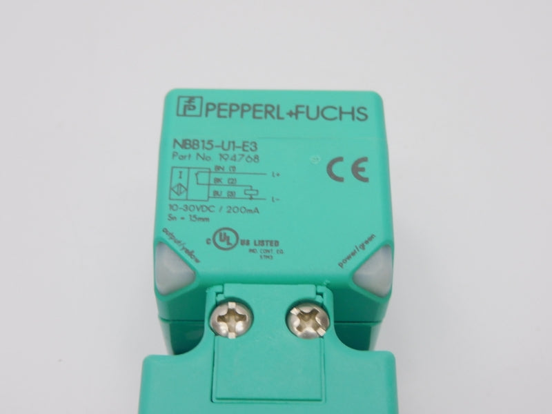PEPPERL+FUCHS NBB15-U1-E3 194768 10-30VDC NSMP