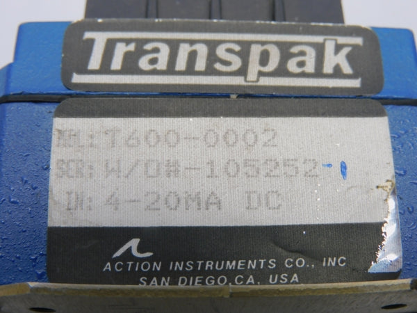 ACTION INSTRUMENTS T600-0002 UNMP