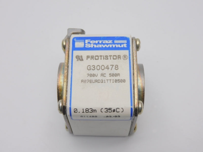 FERRAZ SHAWMUT A070URD31TTI0500 G300478 700VAC 500A (0.183M) NSNP