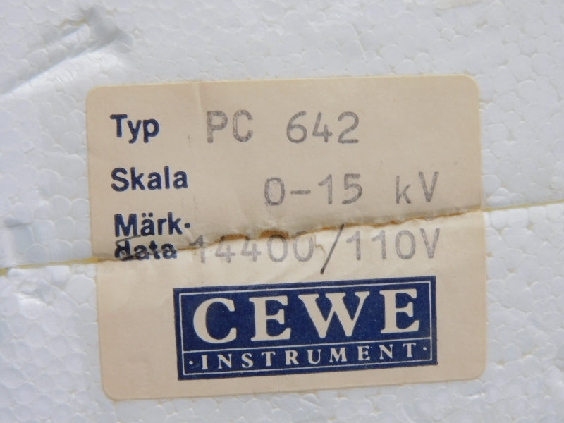 CEWE INSTRUMENT PC642 110V NSMP