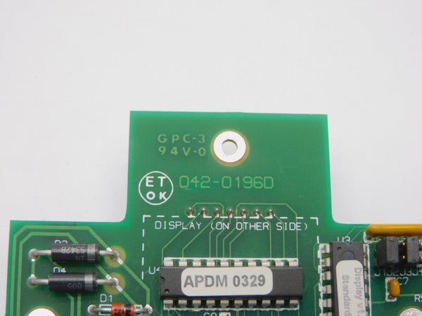 CIRCUIT BOARD DISPLAY 042-0196D NSNP
