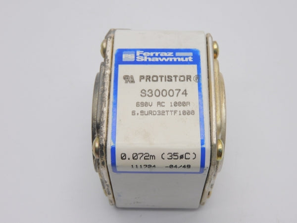 FERRAZ SHAWMUT 6.9URD32TTF1000 S300074 690VAC 1000A (0.072M) NSNP