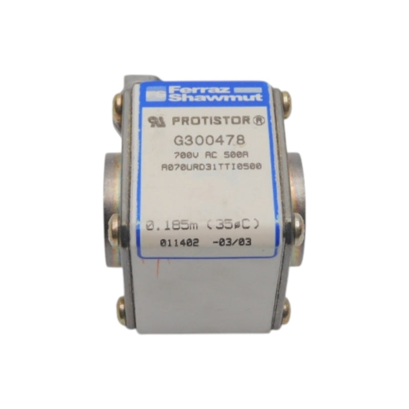 FERRAZ SHAWMUT A070URD31TTI0500 G300478 700VAC 500A (0.185M) NSNP