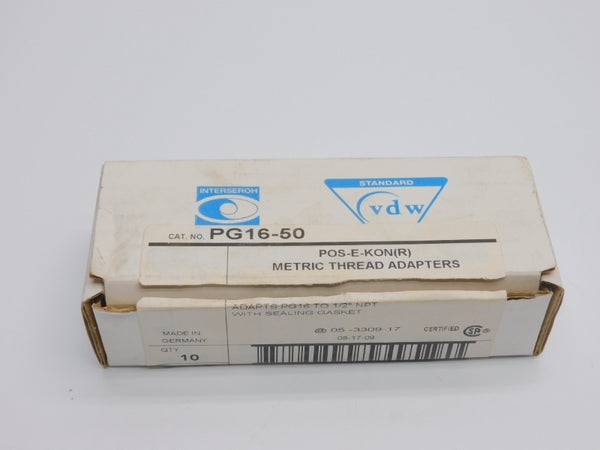 THOMAS&BETTS PG16-50 (PKG OF 10) NSMP