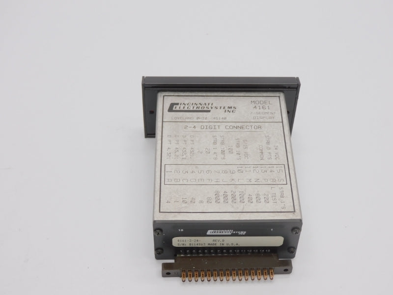 CINCINNATI ELECTRO SYSTEMS 4161-3-24 REV. B 24VDC NSMP
