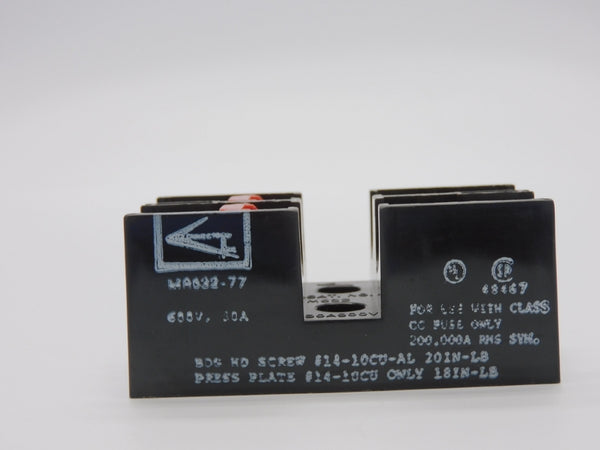 FUSE BLOCK MA632-77 600V 30A NSNP